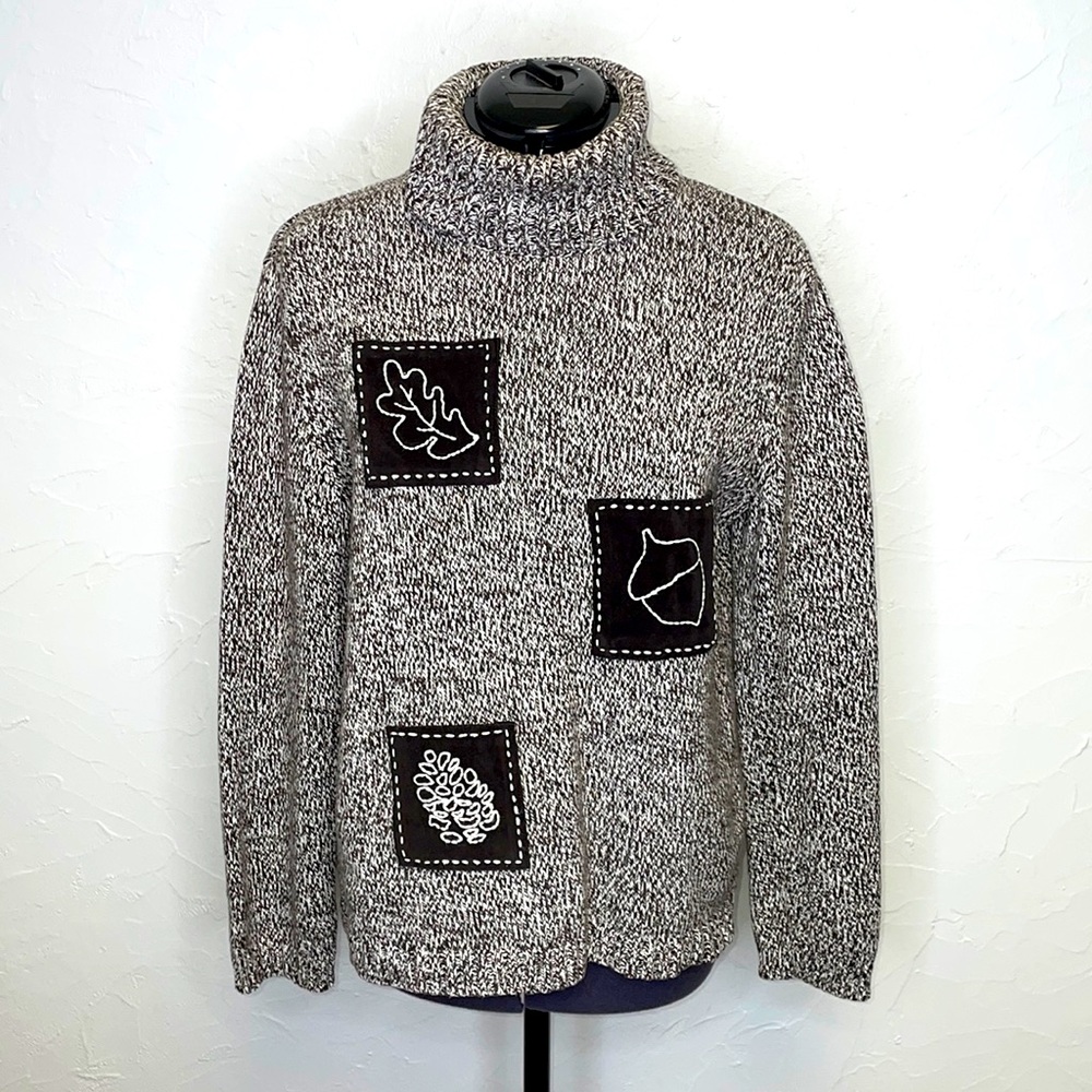 Vintage Casual Corner Annex Brown Autumn Turtleneck Sweater